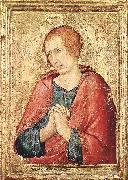 Simone Martini St John the Evangelist oil